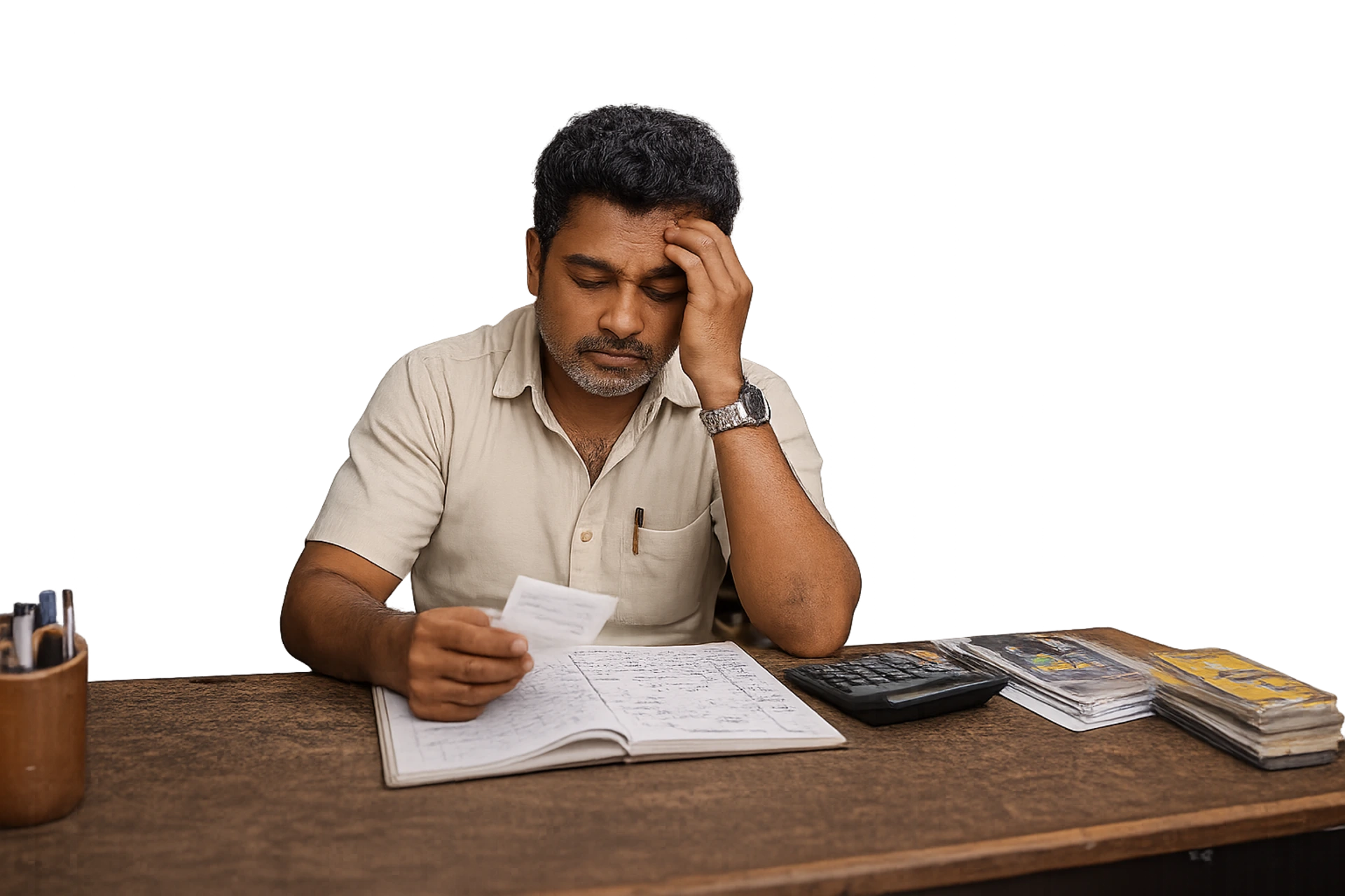 Sri Lankan business owner overwhelmed by manual records — before switching to Takkufy POS system